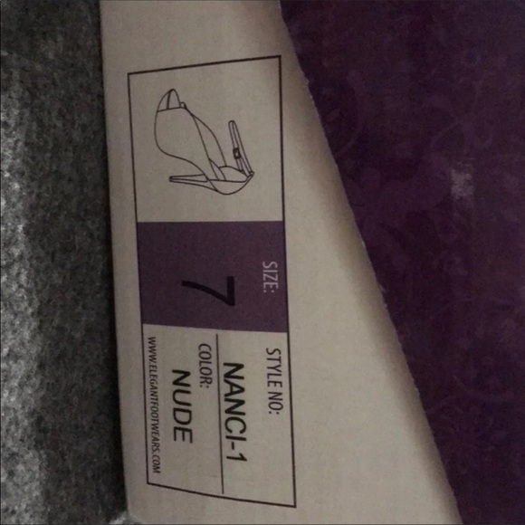 Tan high heels/SOLD - Picture 2 of 5